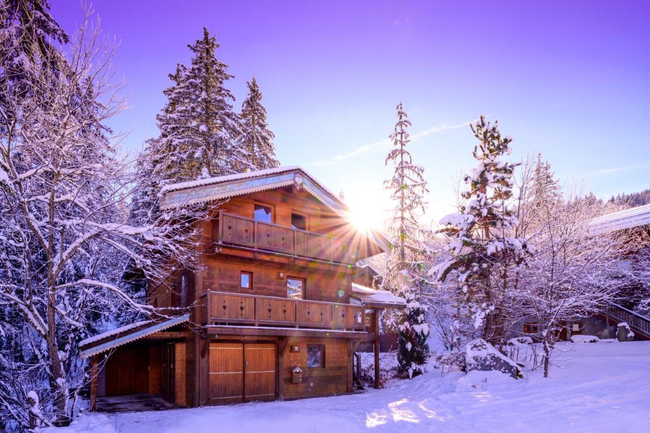 Chalet Cote Coeur, La Tania, With Outdoor Hot Tub And 7 Ensuite Rooms Exterior photo